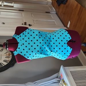 Pinup Girl Clothing Carole Halter Cross back top. Large